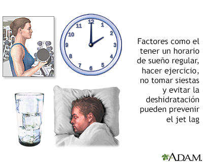 Prevención del jet lag